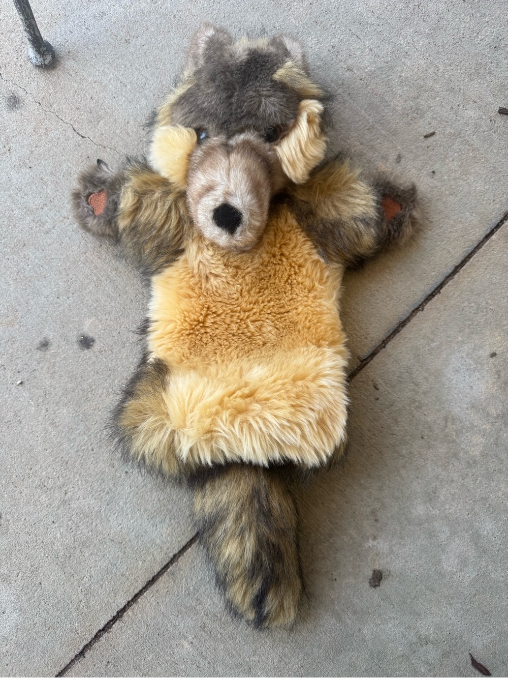 The Puppet Company Wolf Hand Puppet Soft Plush Toy 15”